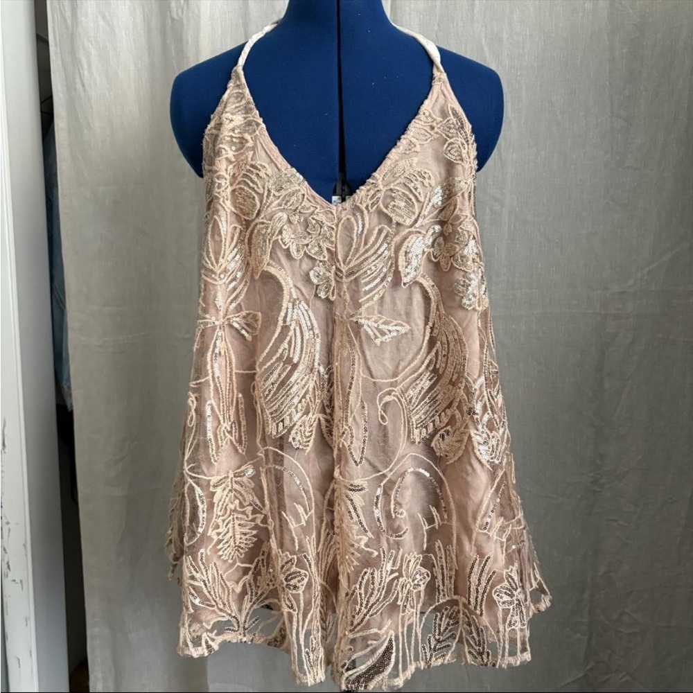 Free People Swingin It Romper